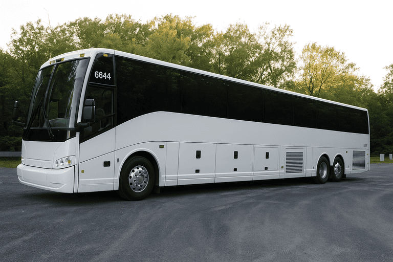 exterior of Hesperia Minibus Company coach bus
