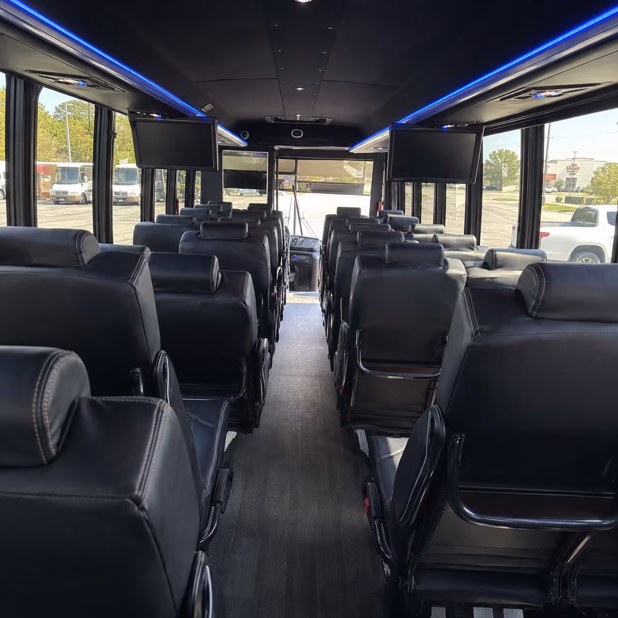 hesperia 28 passenger minibus interior