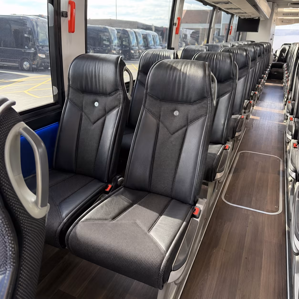 hesperia 40 passenger charter bus interior