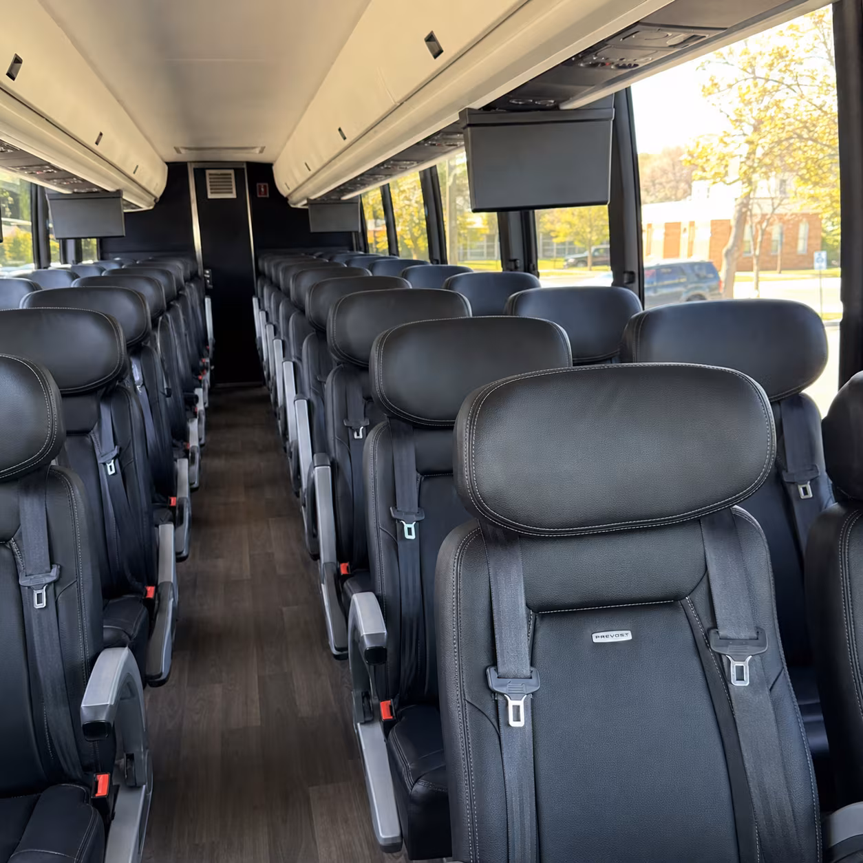 hesperia 45 passenger charter bus inside