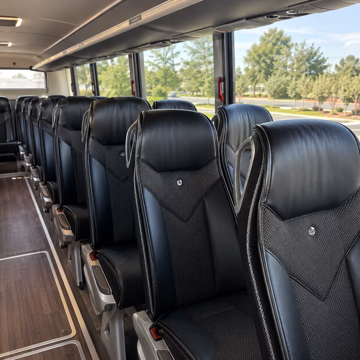 hesperia 45 passenger charter bus interior