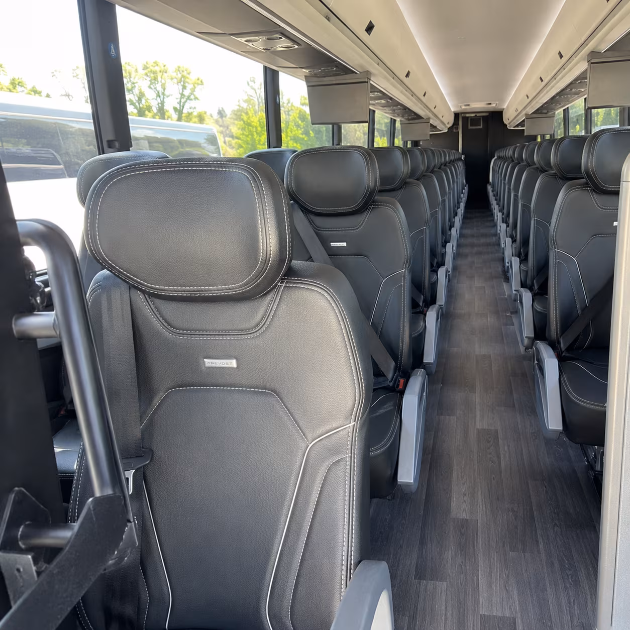 hesperia 47 passenger charter bus interior