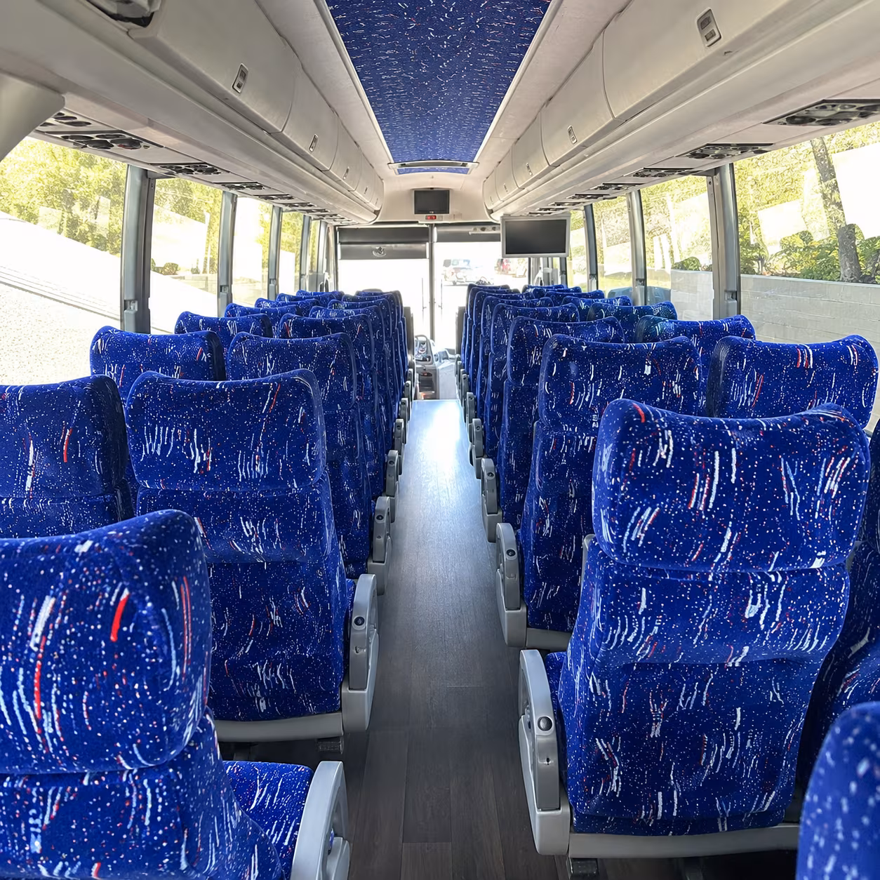 hesperia 50 passenger charter bus interior