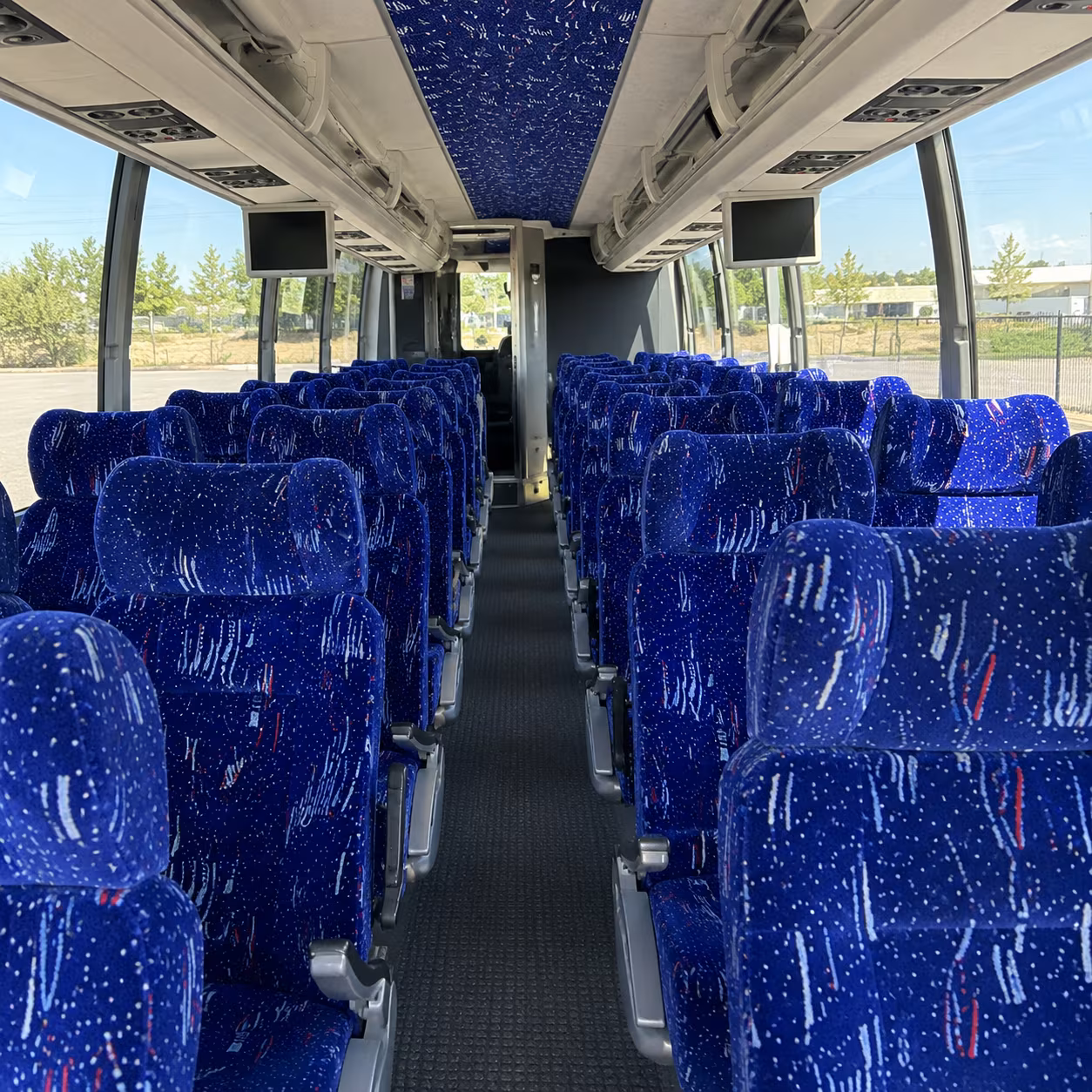 hesperia 54 passenger charter bus interior
