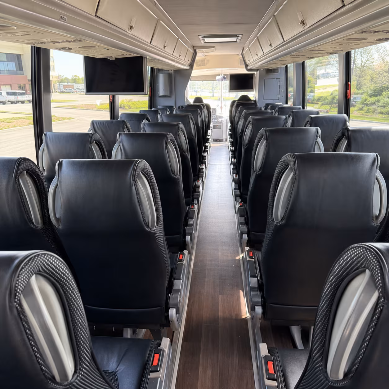 hesperia 56 passenger charter bus inside