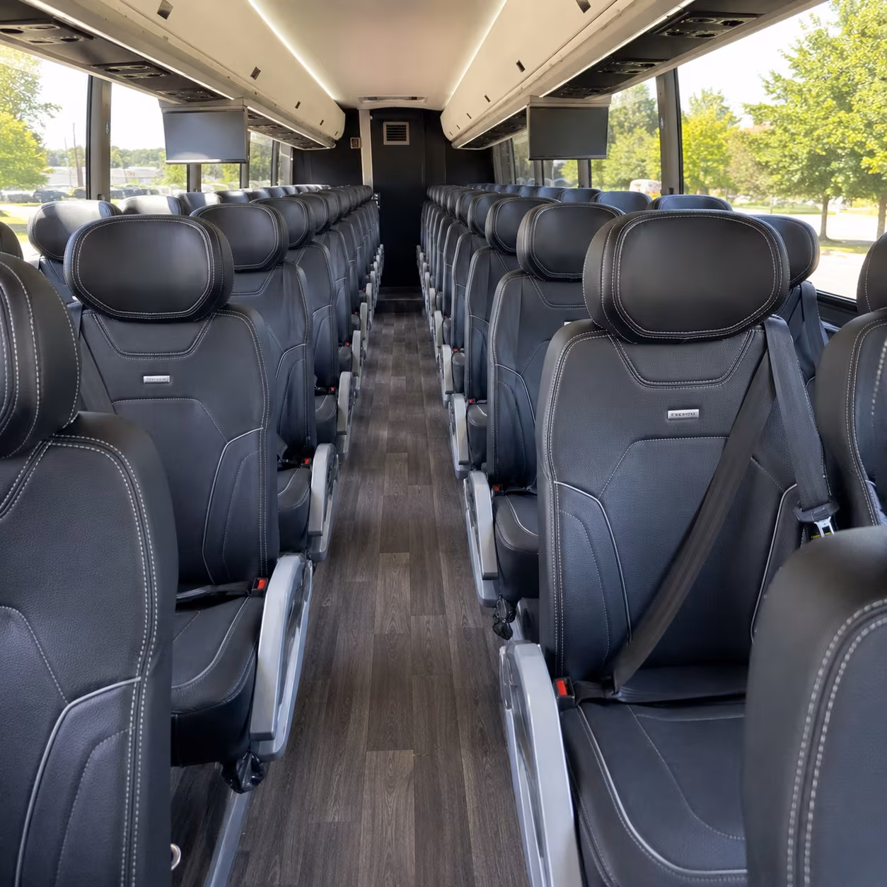 hesperia charter bus inside