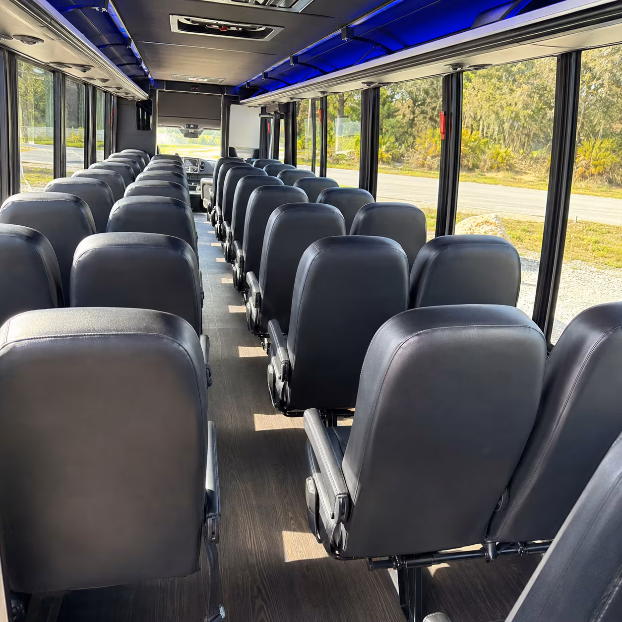 hesperia corporate transportation onboard seating