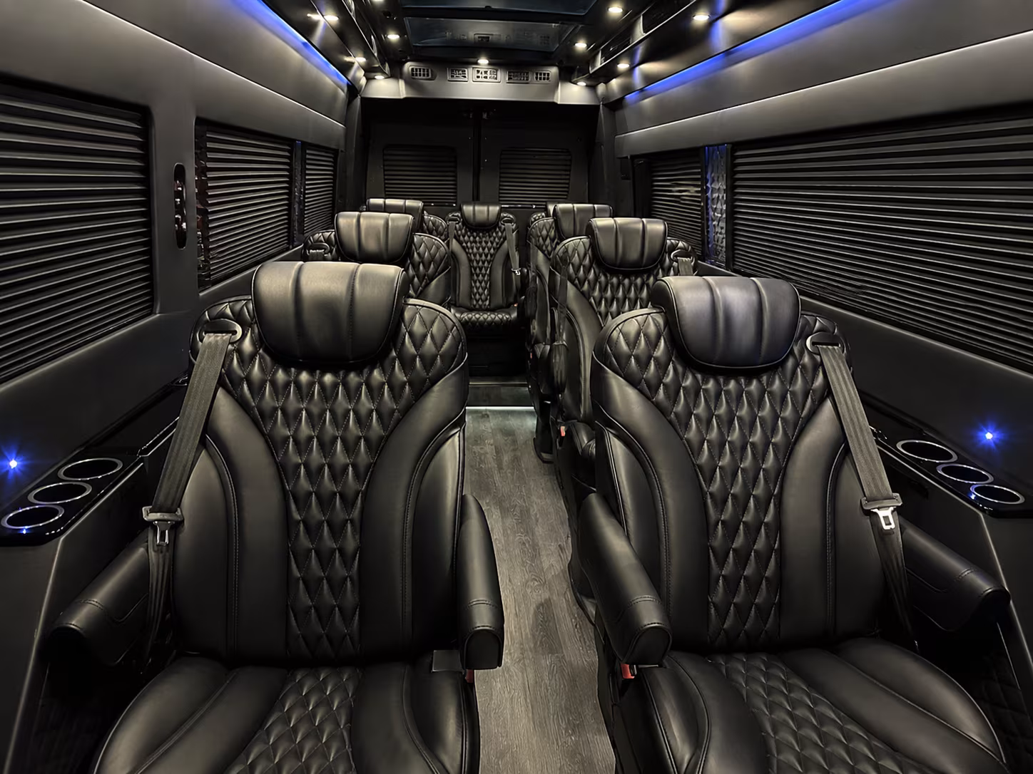 hesperia sprinter van with driver inside